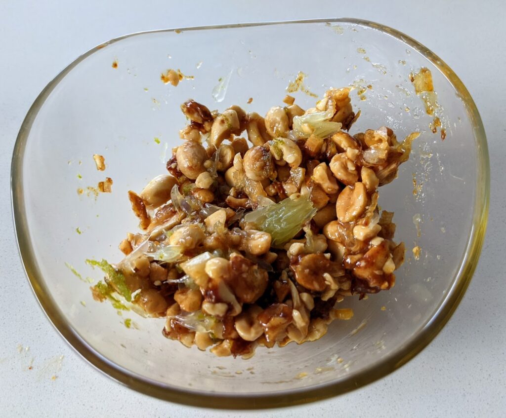 This image has an empty alt attribute; its file name is Miso_Salmon_SousVide_Peanuts_Ginger_Lime_7-1024x847.jpg